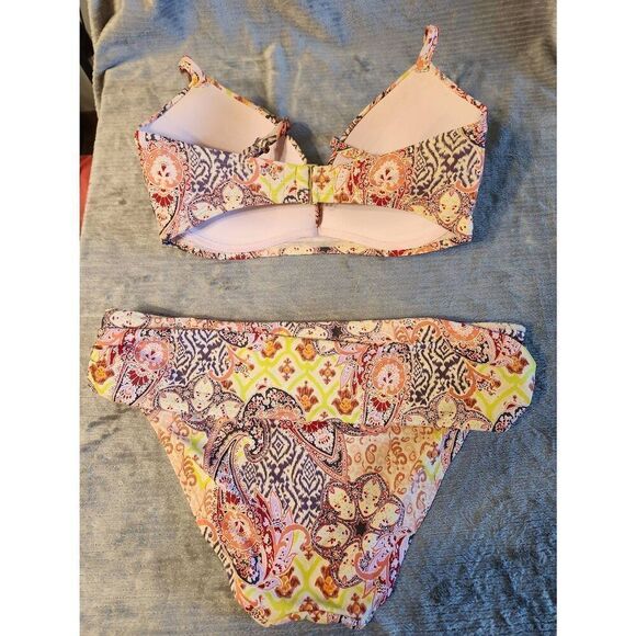 Victoria's Secret Swim Size 34DDD The Angel Convertible Top XL Cheeky Foldover B - Picture 2 of 4